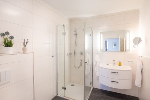 hochwertiges Badezimmer mit Dusche