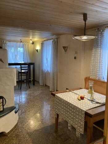 Wohnzimmer EG mit Ausziehtisch