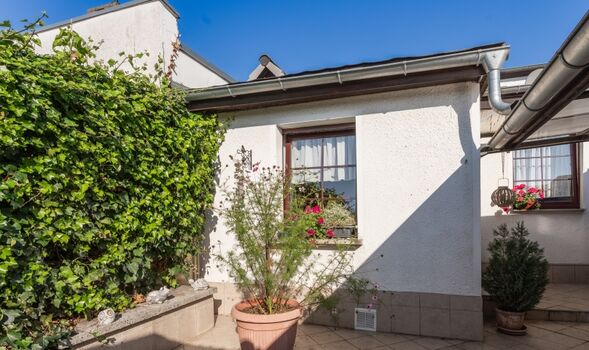 Rückansicht Ferienhaus