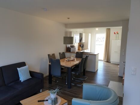 Wohnbereich, Blick Richtung Küche