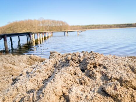 Badestelle am Langhagensee