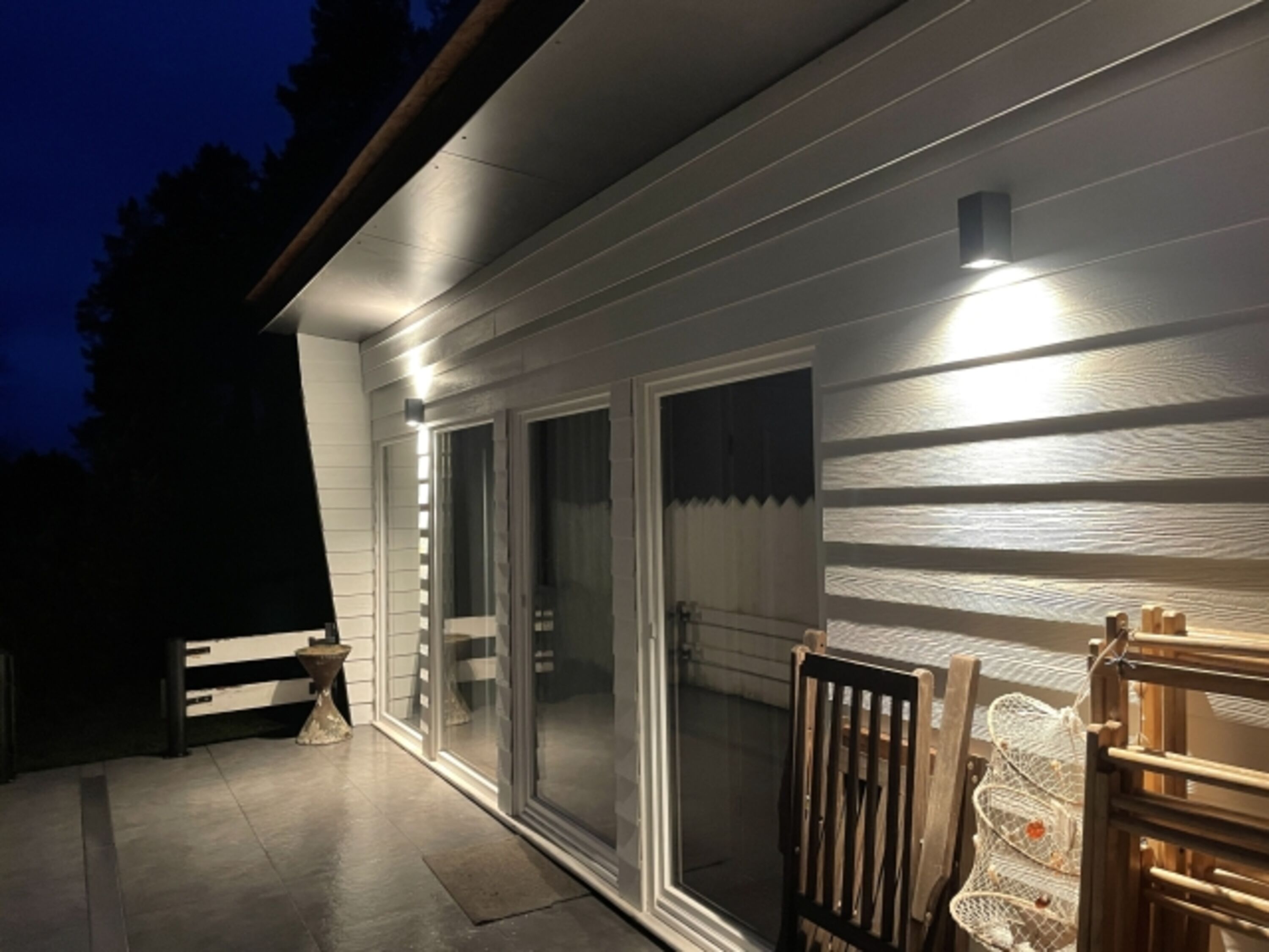 Terrasse bei Nacht