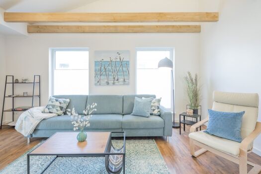 Gemütlicher Wohnbereich für entspannte Runden