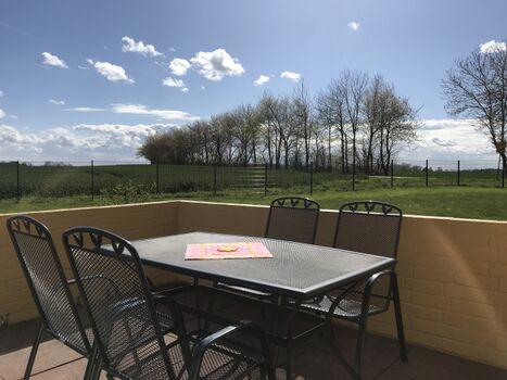 Ausblick übers Feld