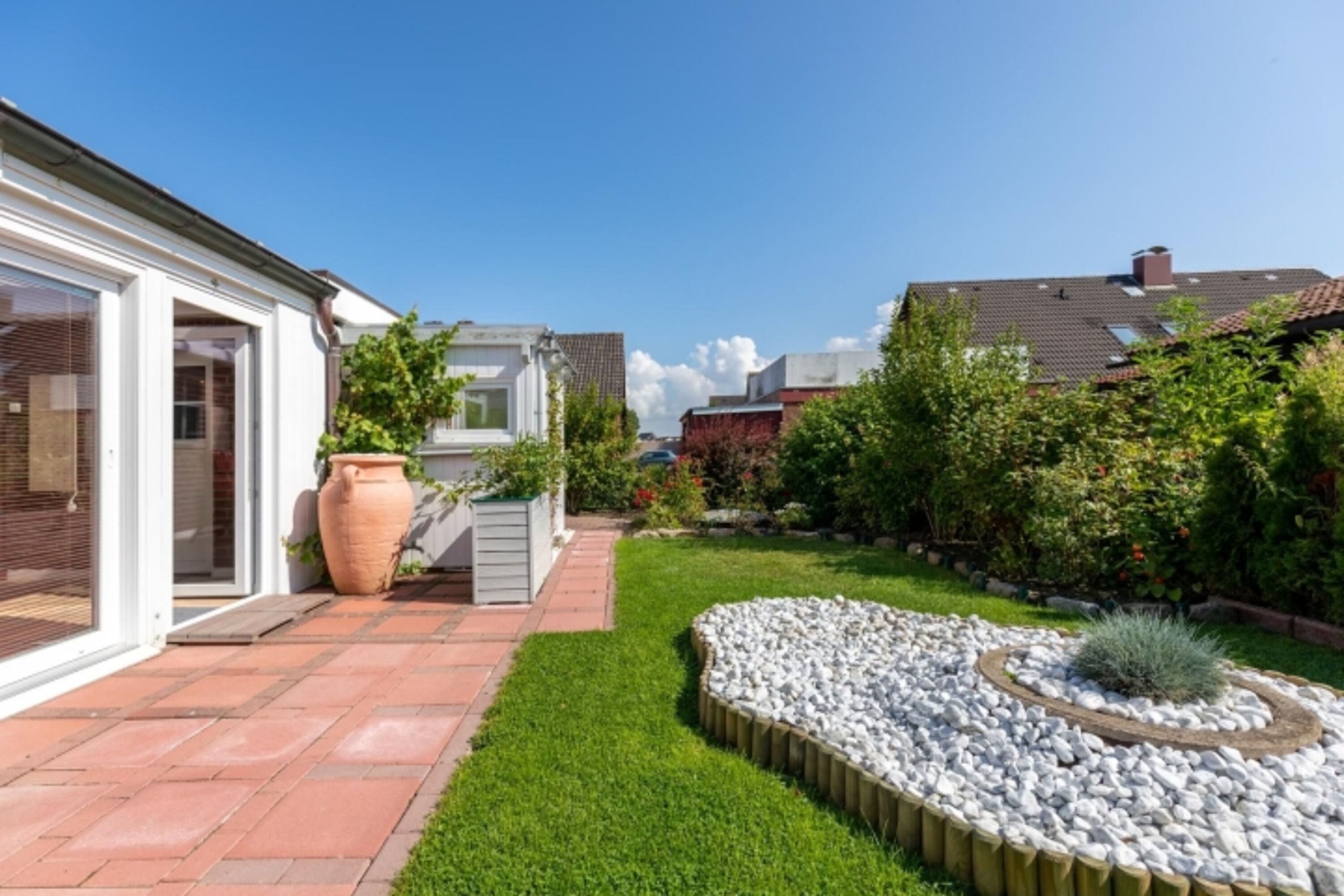 Terrasse zum Sonne tanken