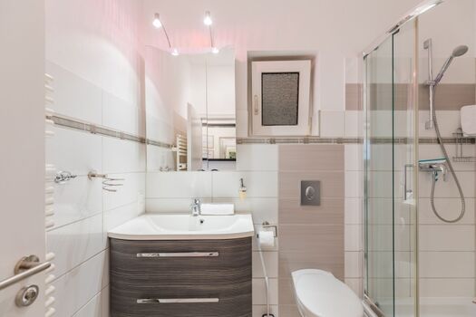 Sandloper - Modernisiertes Badezimmer mit allem Komfort