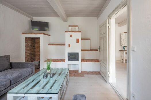 Wohnbereich mit Biofire Grundofen