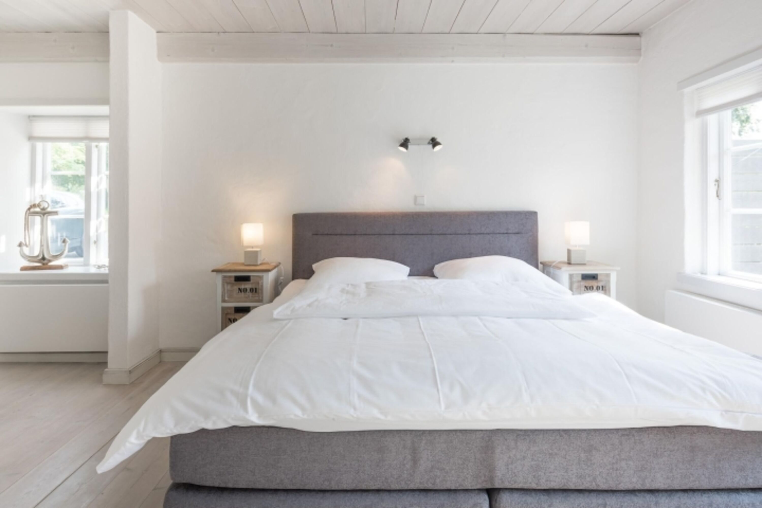 Eines der beiden Schlafzimmer 