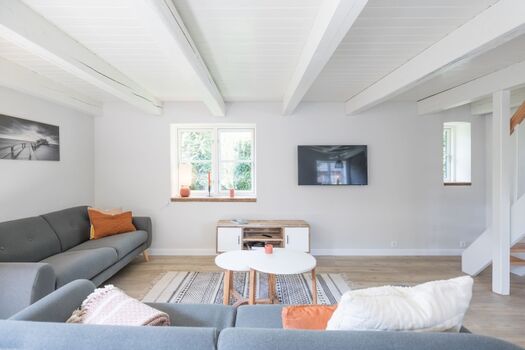 Wohnbereich mit Flachbild-TV