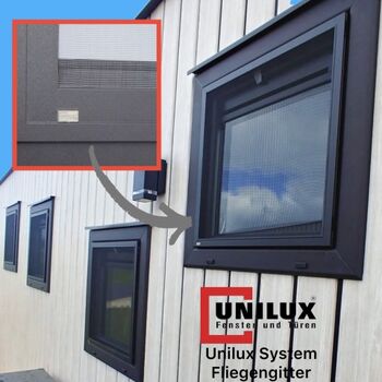 System Fliegengitter in den Schlafräumen von Unilux