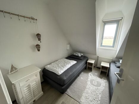 Schlafzimmer mit 2 Einzelbetten