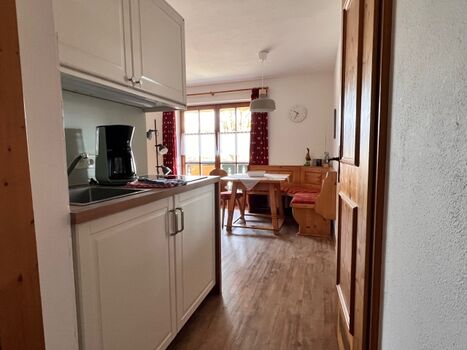 Blick auf die Küchenzeile