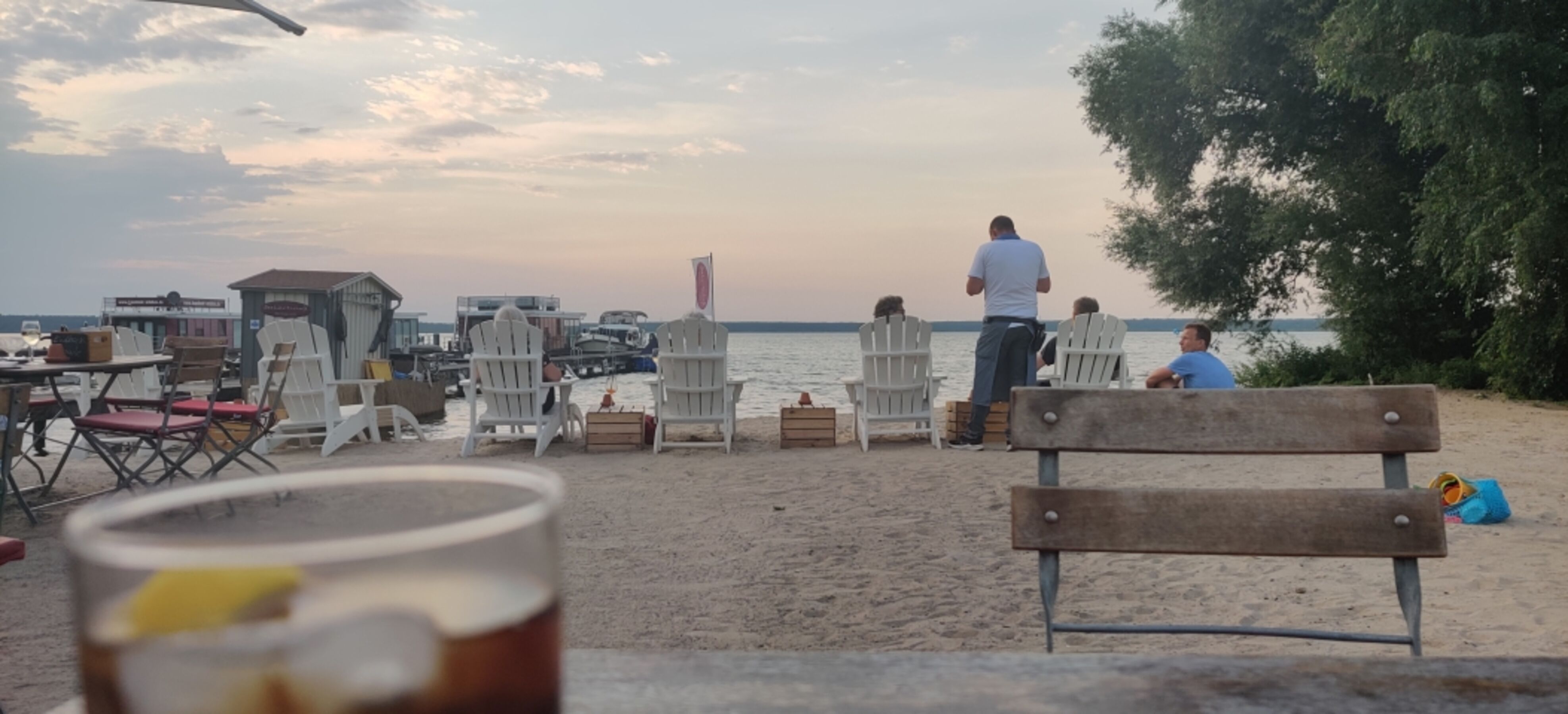 Am Strand vom Fleesensee