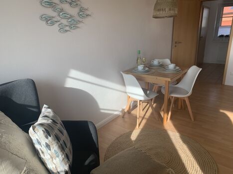 Essbereich von Bude 6.