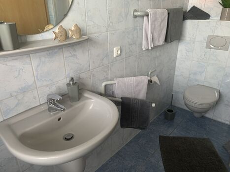 Das Badezimmer von Bude 6.