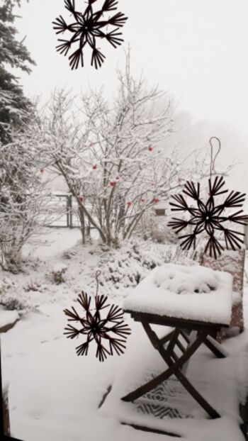 Blick aus der Haustüre im Dezember 