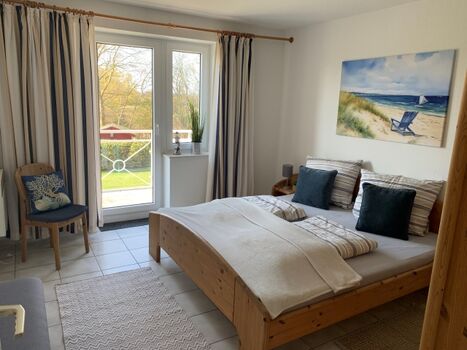 Blick ins Schlafzimmer im 1. Stock.