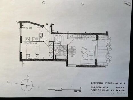 Grundriss der Ferienwohnung