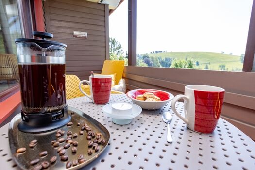 Vielleicht mit einem Frühstück draußen?