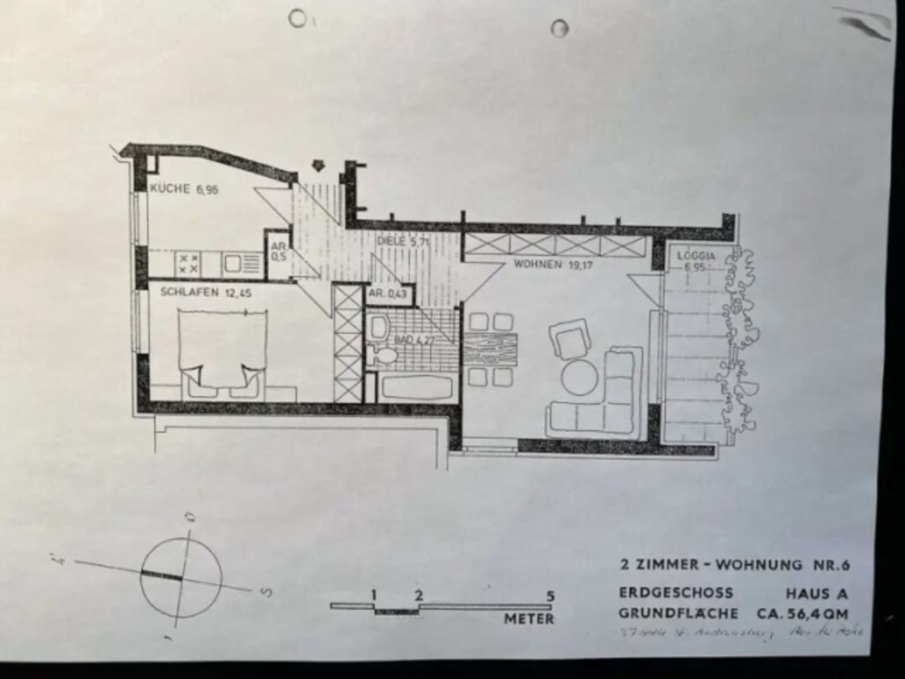 Grundriss der Ferienwohnung