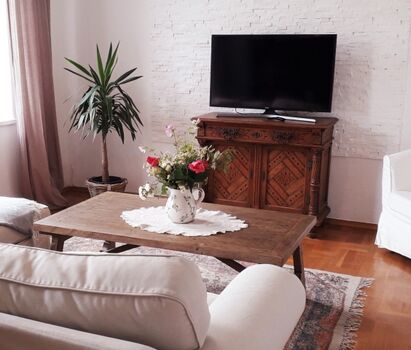 Fernsehplatz im Wohnzimmer