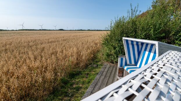 Terrasse am Feldrand