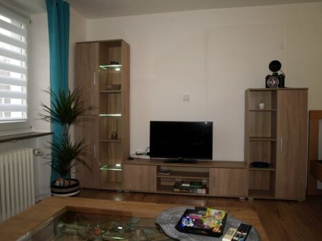 Wohnzimmer mit Smart TV