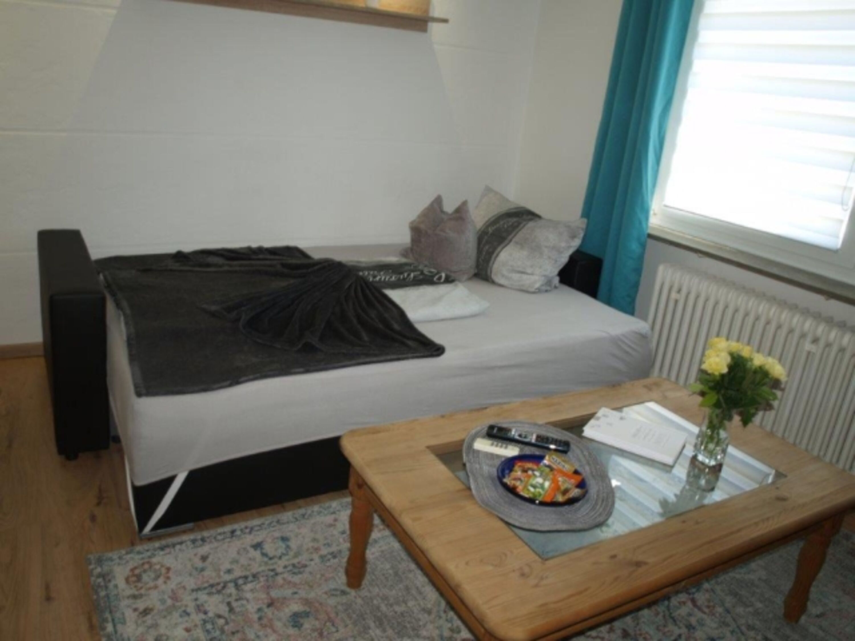 Wohnzimmer mit Schlafcouch