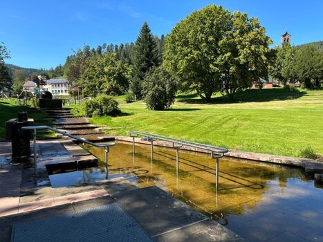 Kurpark mit Kneippbecken