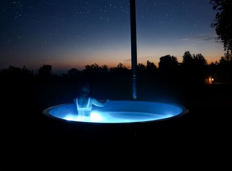 Genießen Sie zauberhafte Stunden im Hot Tub