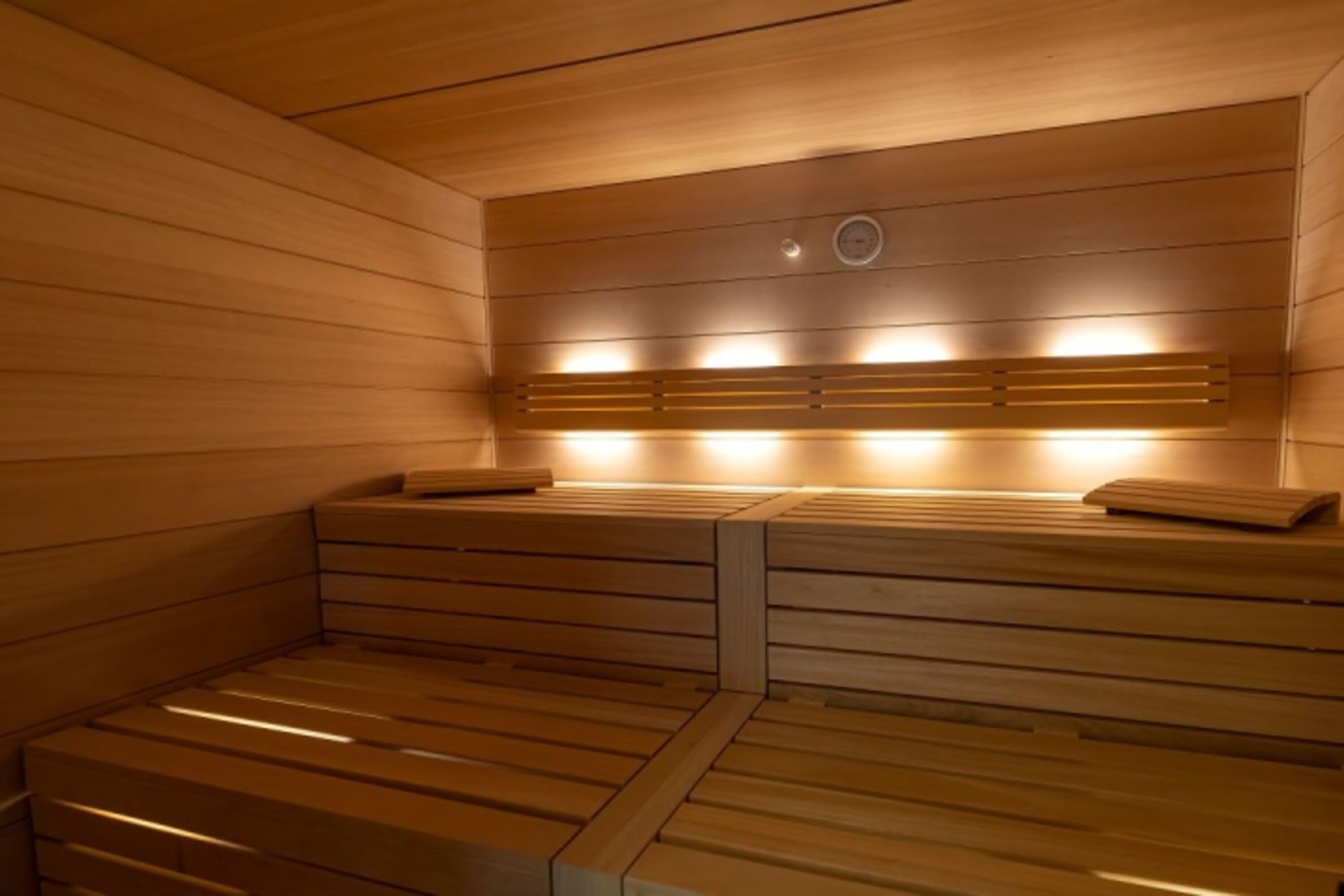 Eine hochwertige Sauna von Klafs nur für die Gäste