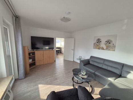 Wohnraum Ferienhaus Helmsand 3 Friedrichskoog Nordsee