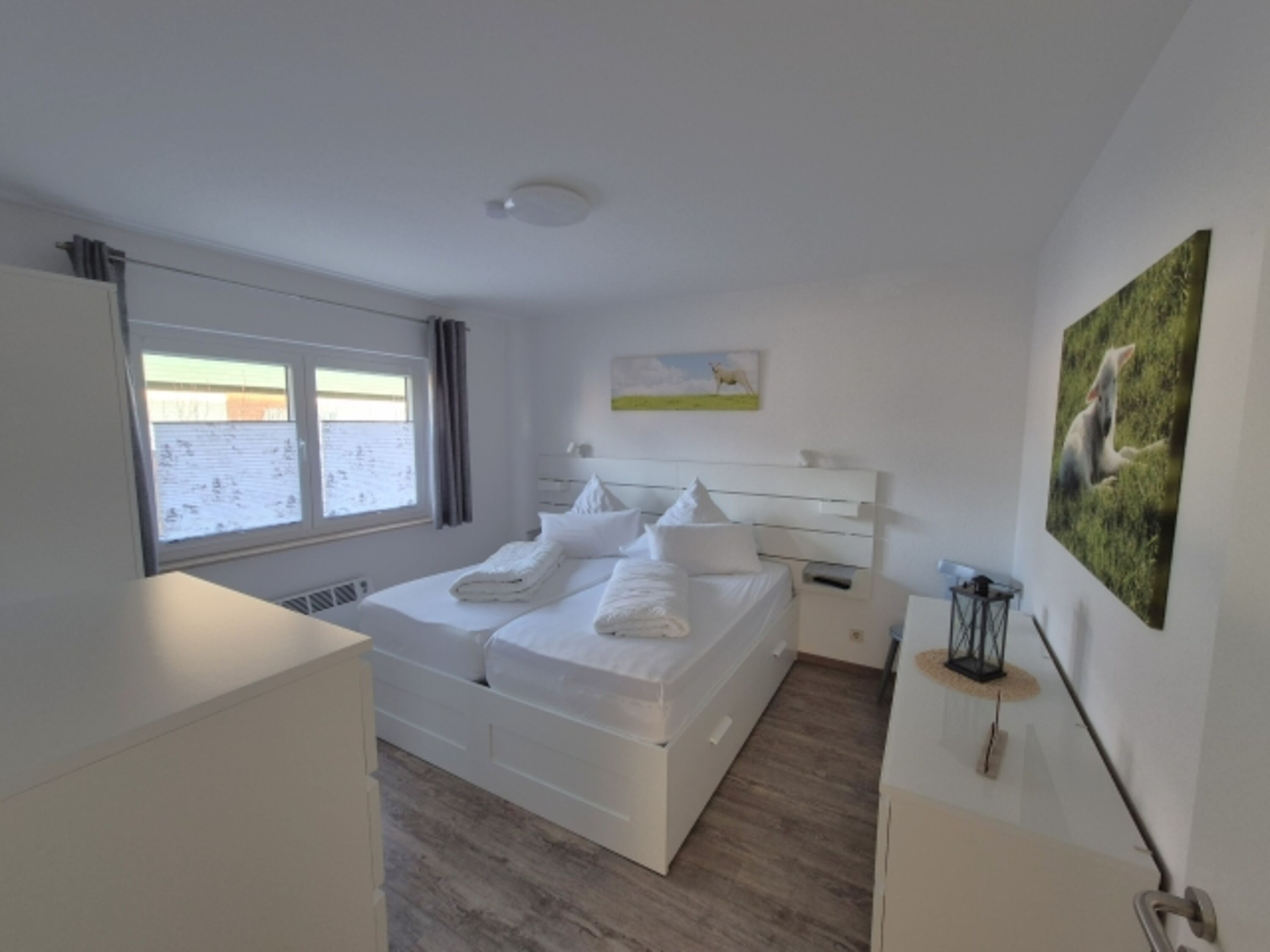 Schlafzimmer Ferienhaus Helmsand 3 Friedrichskoog Nordsee