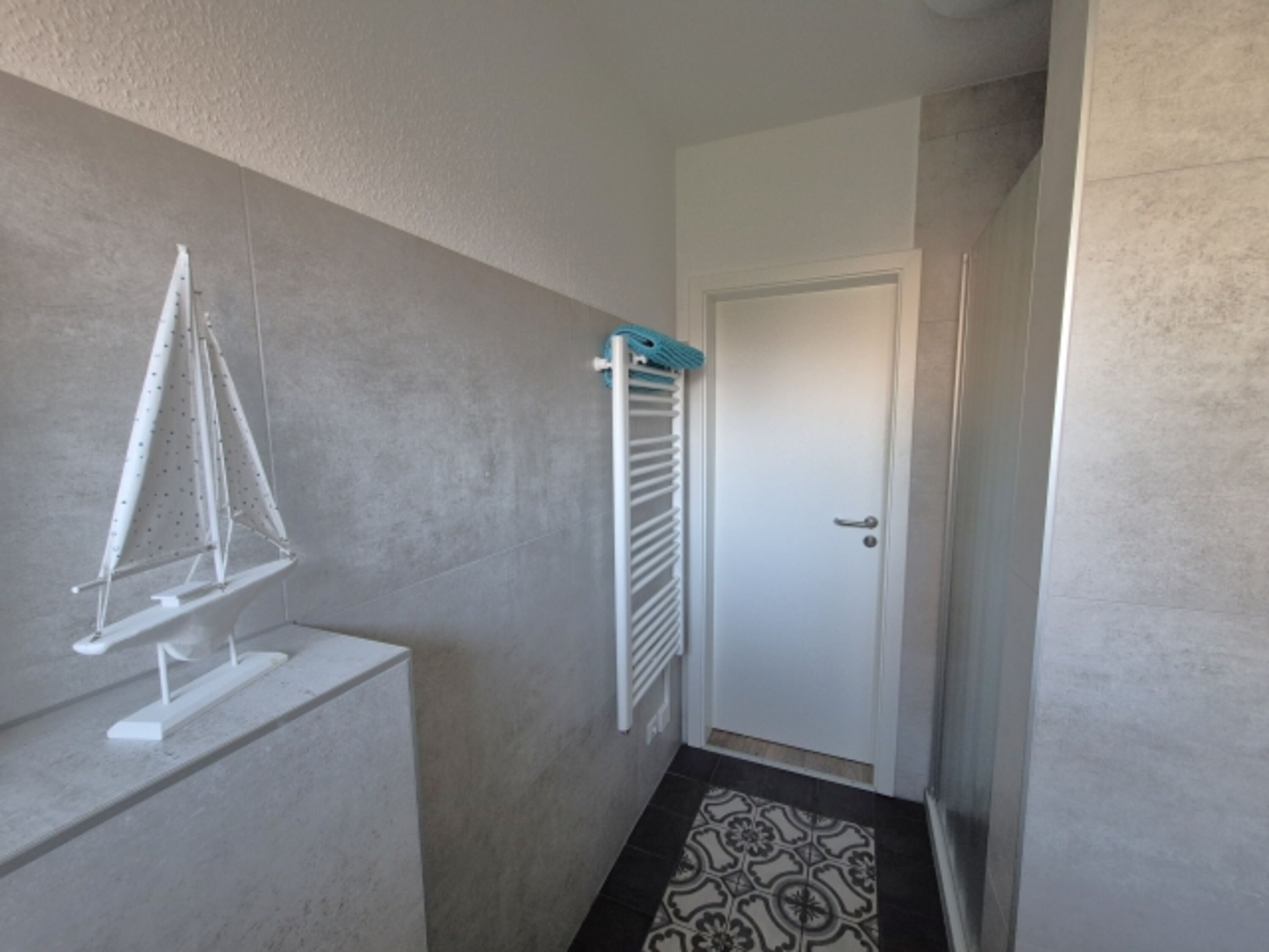 Handtuchheizung Bad Ferienhaus Helmsand 3 Friedrichskoog Nordsee