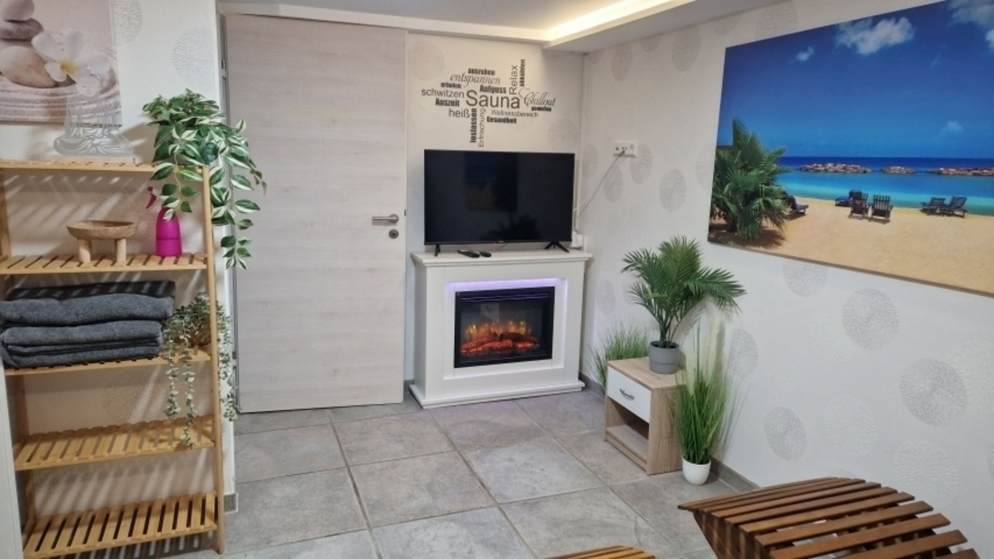 Wellness, LED-Kamin 