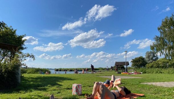 Badestrand in Dewichow (Achterwasser)