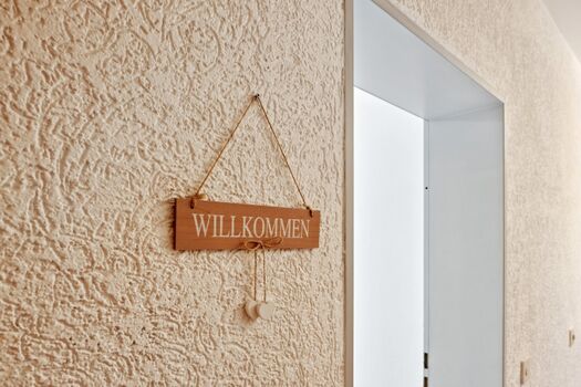 Die Wohnung befindet sich auf der ersten Etage