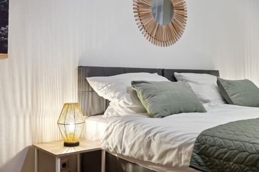 Gemütliche Hotelbetten mit hochwertiger Matratze