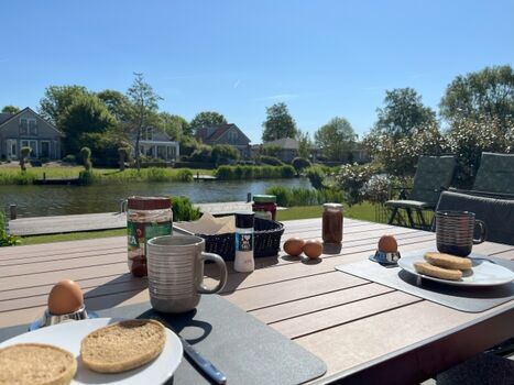 Frühstück mit Blick auf die Gracht
