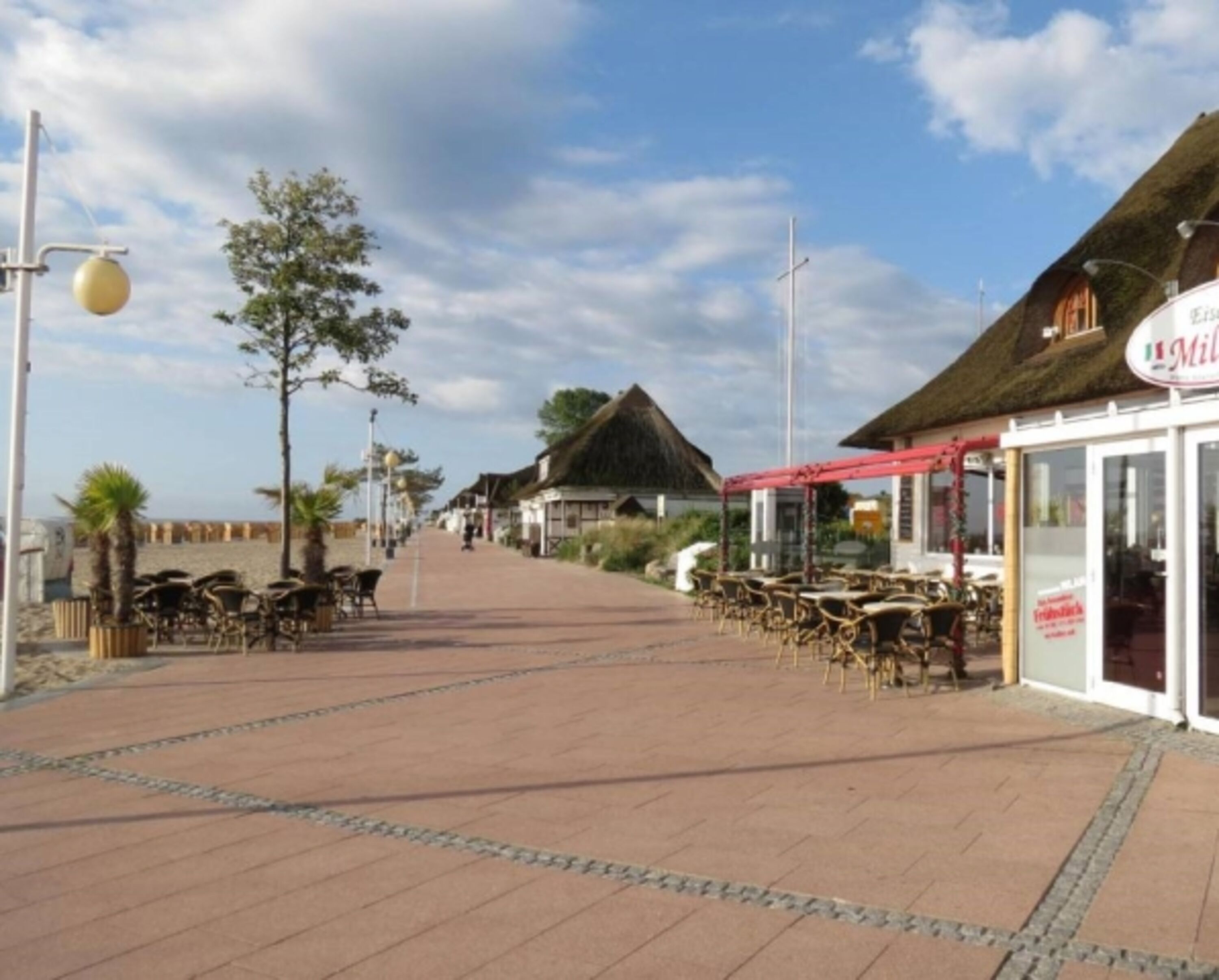 Blick vor der Seebrücke nach rechts