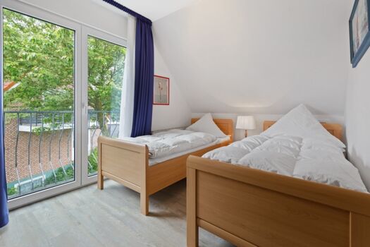 Schlafzimmer (Betten zusammenschiebbar)