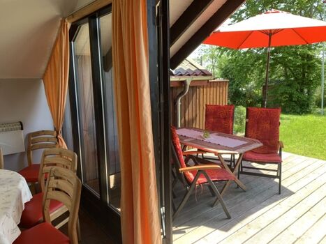 Blick auf die Terrasse