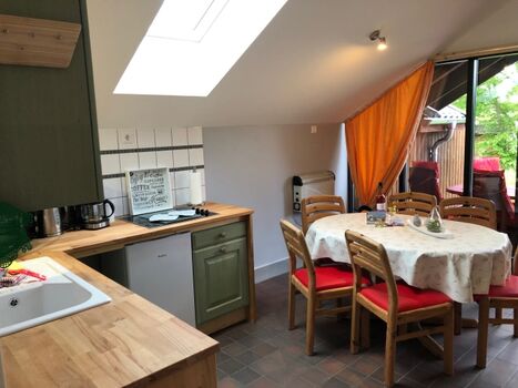 Essbereich und Küche