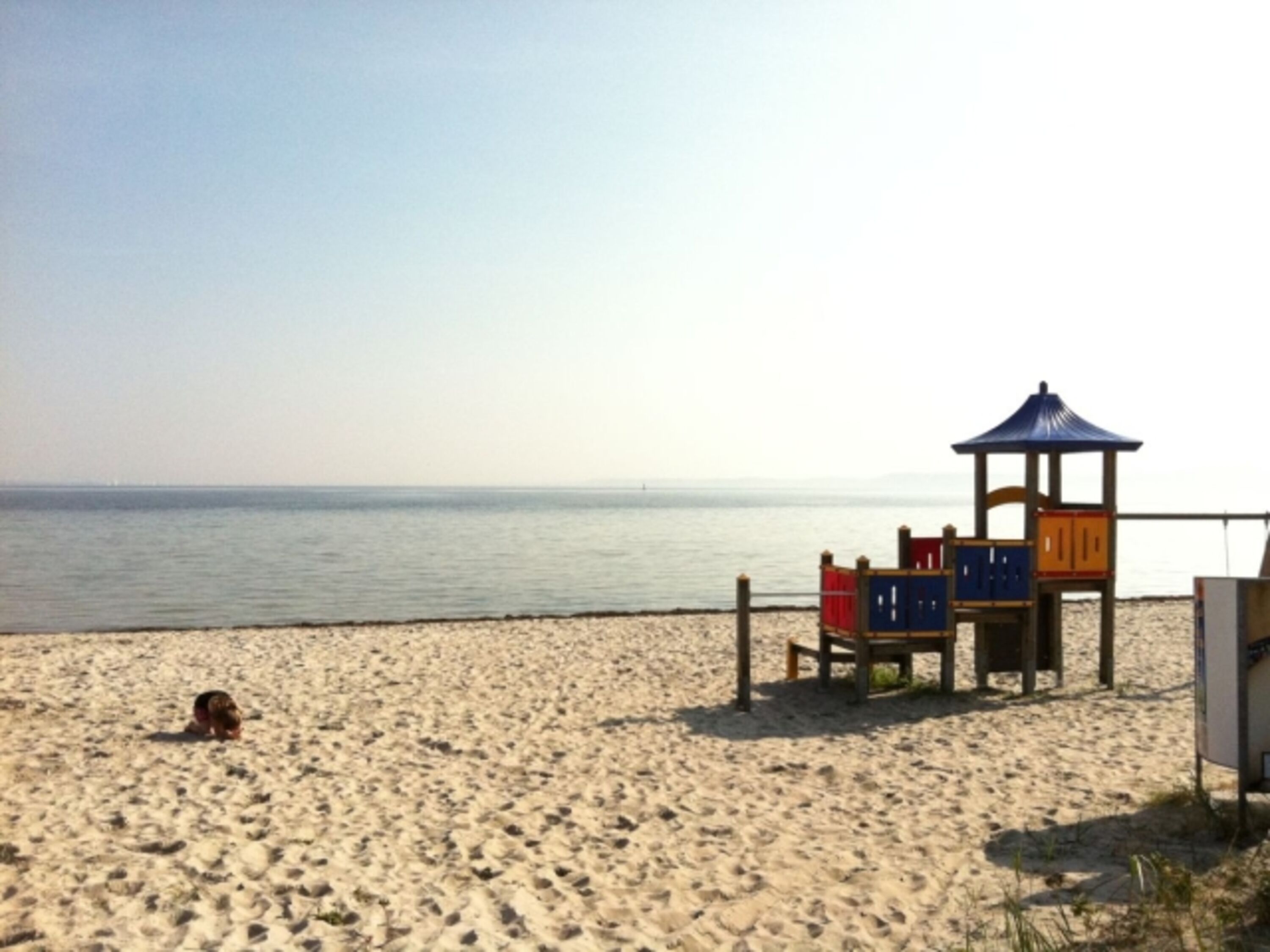 Strand vor der Tür