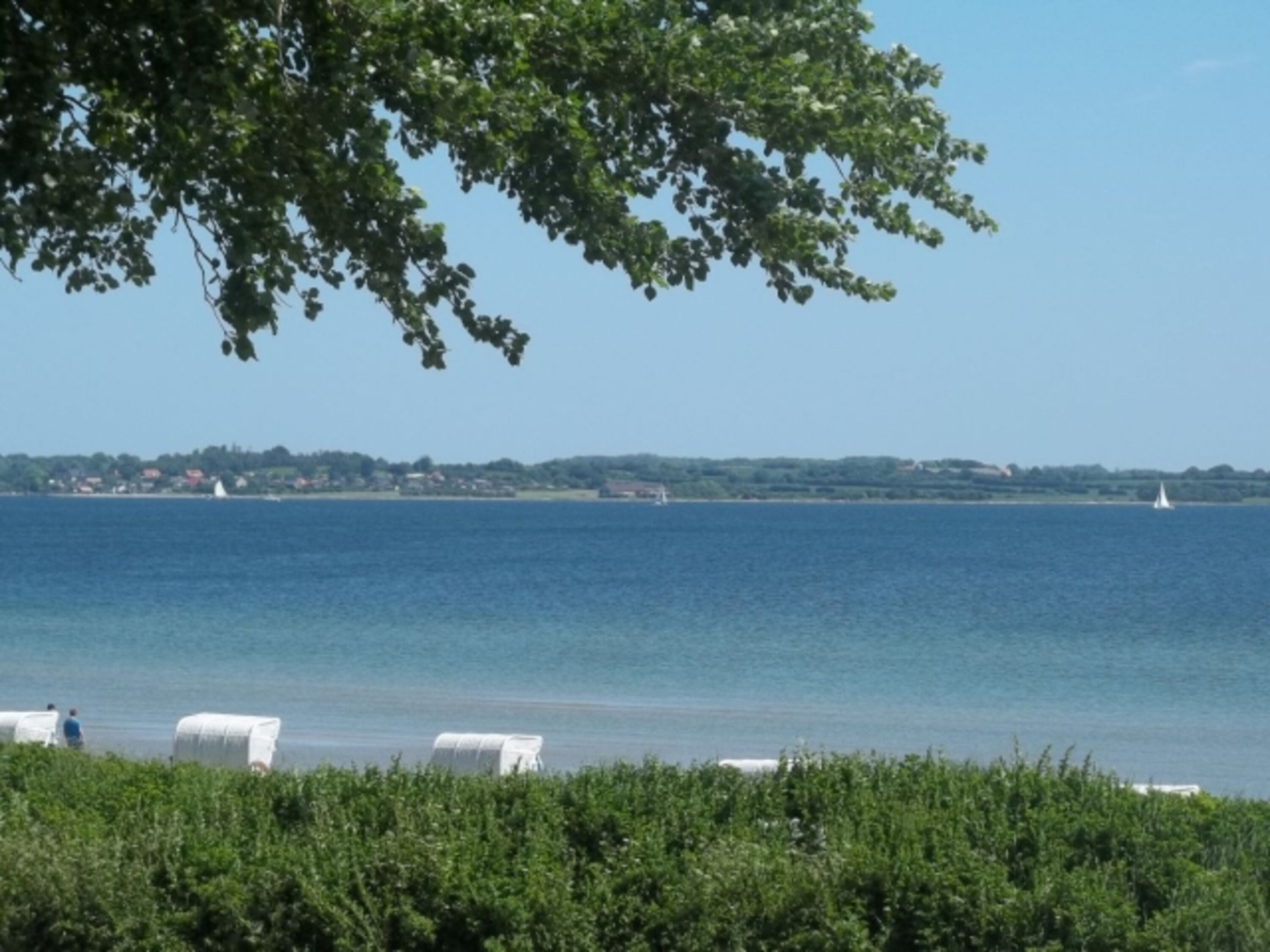 Strand vor der Tür