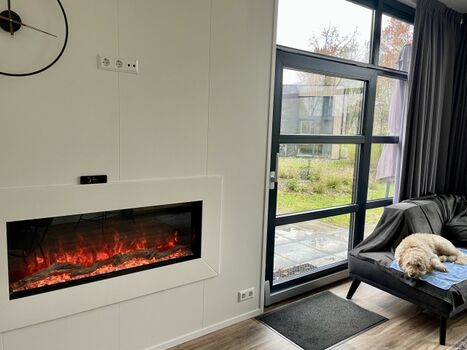 Gemütliche Stimmung dank Kamin 