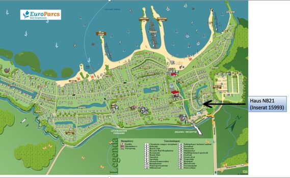 Plan des Parks Bad Hoophuizen (Hulshorst)