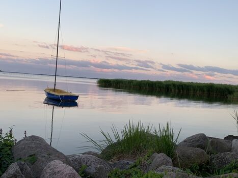 Achterwasser 150 Meter vom Haus 