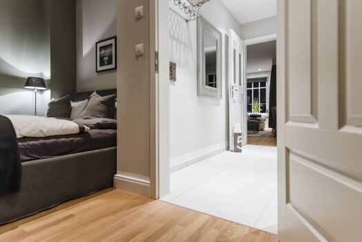 Blick aus dem kleinen Schlafzimmer