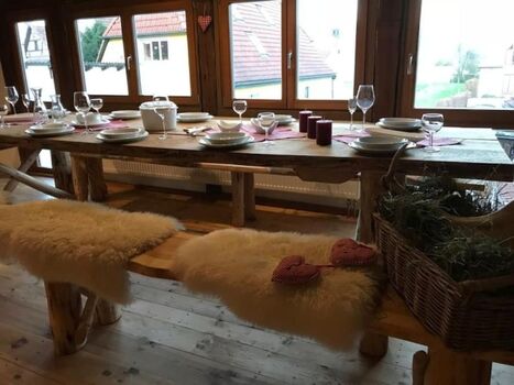 Die lange Tafel, genießen mit Freunden und Familie